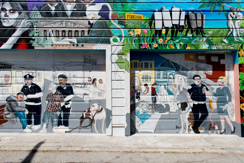 Murals, San Francisco, California