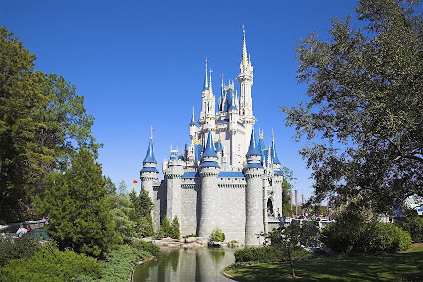 Cinderella Castle at Magic Kingdom in Walt Disney World Cinderella Castle at Magic Kingdom in Walt Disney World