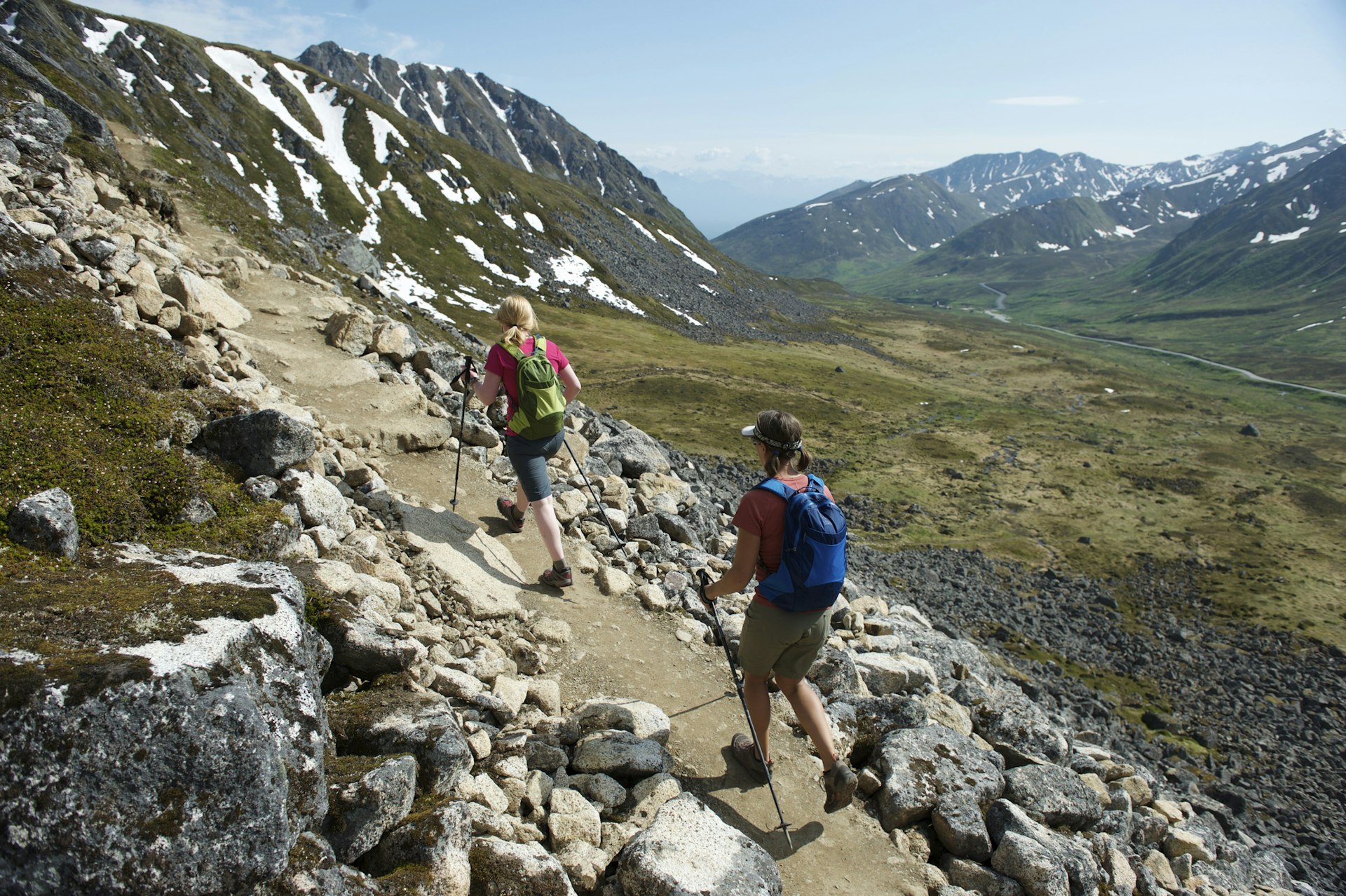 Two hikers 