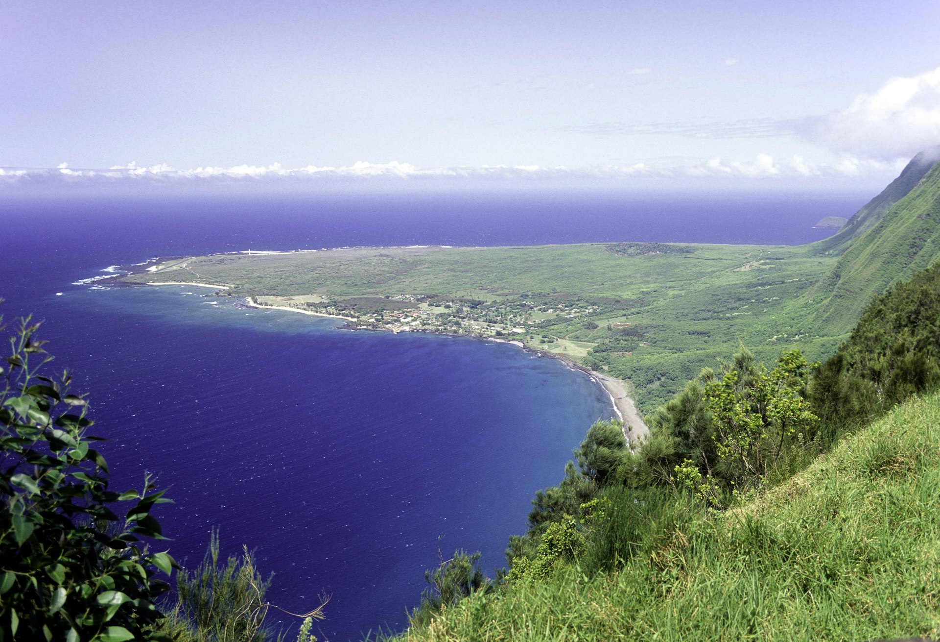 Waikolu Lookout on the Kalaupapa Peninsula; Moloka'i, Hawaii