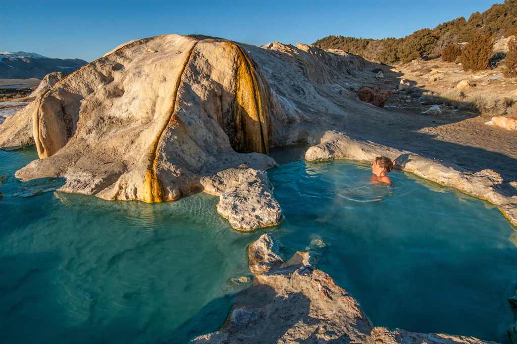 Eastern Sierra hot spring