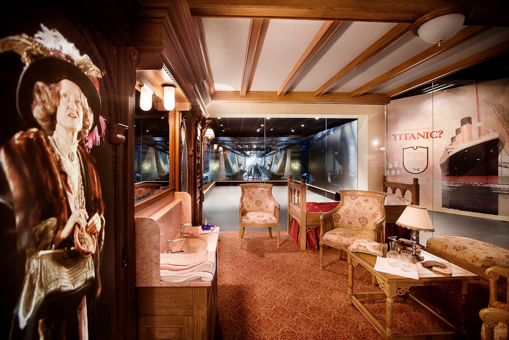 The Titanic Experience - First Class Cabin in The Fit Out Gallery.jpg