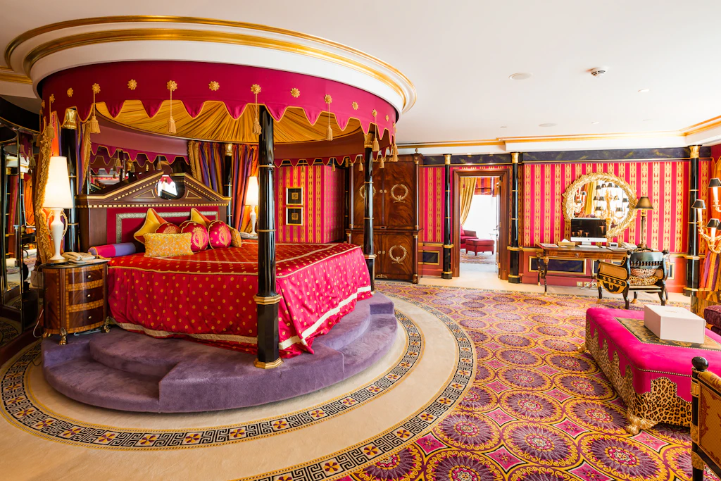 Royal suite at the Burj Al Arab in Dubai, United Arab Emirates