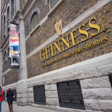 DUBLIN, IRELAND - APR 1: The Guinness Storehouse Brewery at St. James Gate, Dublin Ireland on April 1, 2013. Guinness brewery was founded in 1759 in Dublin, Ireland, by Arthur Guinness.
