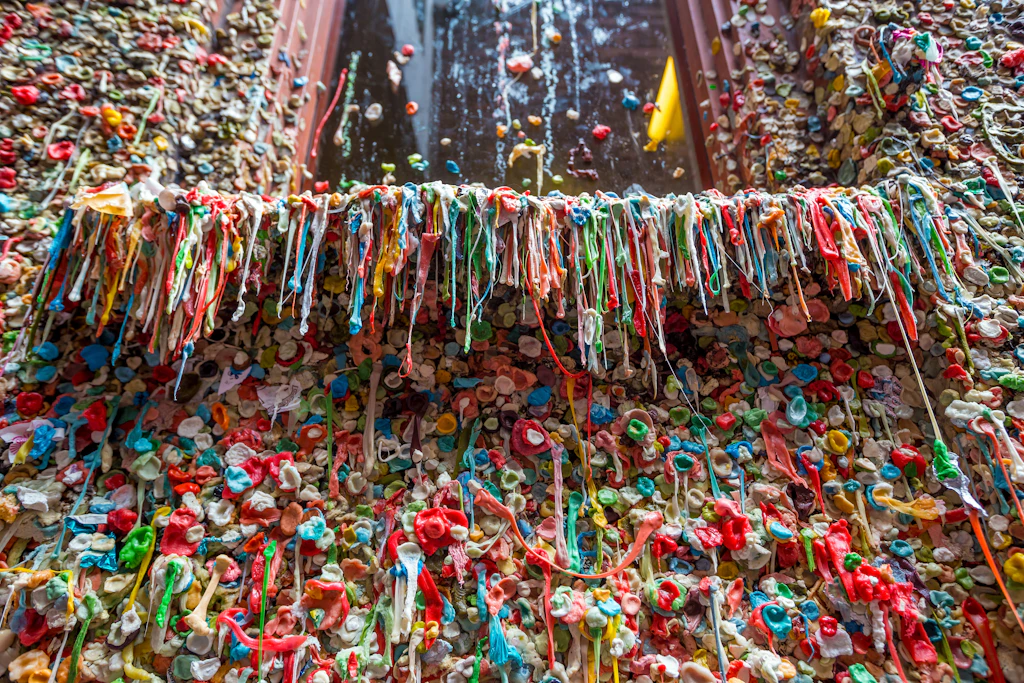 The Market Theater Gum Wall in downtown Seattle