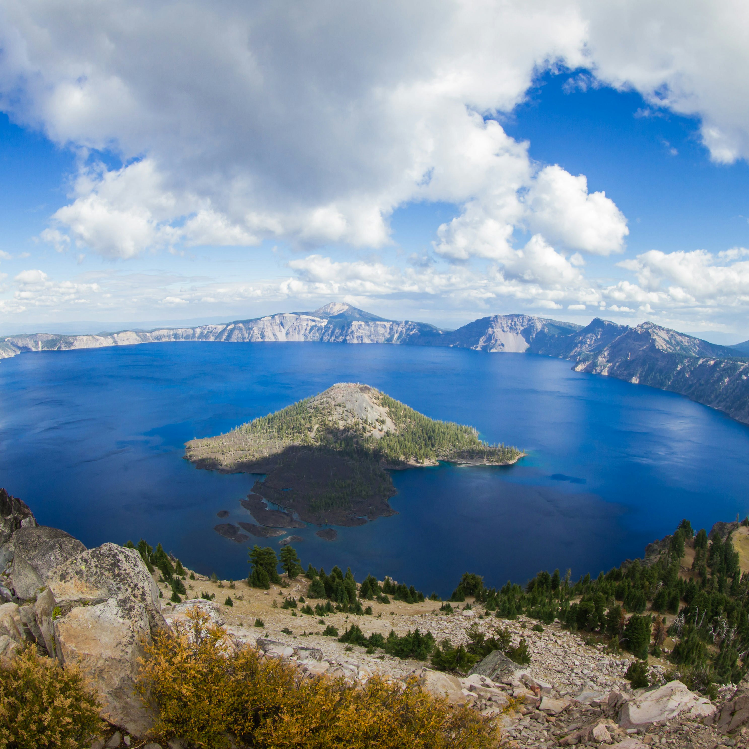 Crater Lake, as seen form the top of Watchman's Peak.