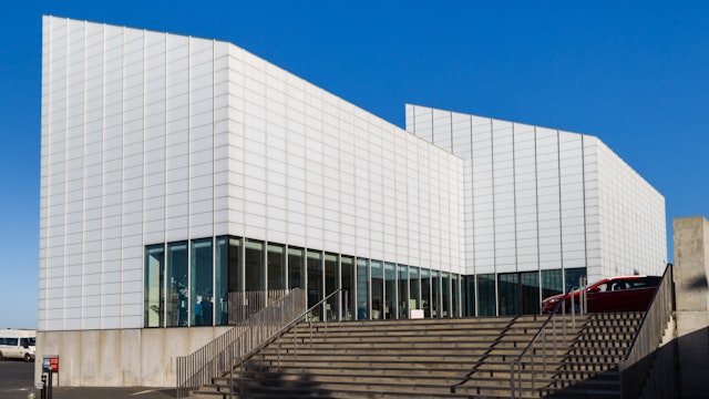MARGATE, ENGLAND - DEC 10, 2014 Turner Contemporary gallery, exhibition space, designed by David Chipperfield.