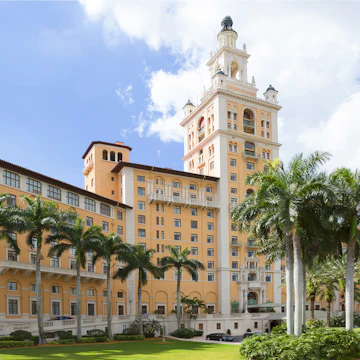 The Biltmore hotel in coral Gables. FL. USAThe historic resort is located in coral Gables, Florida near Miami. the Biltmore Hotel became the hallmark of coral Gables.