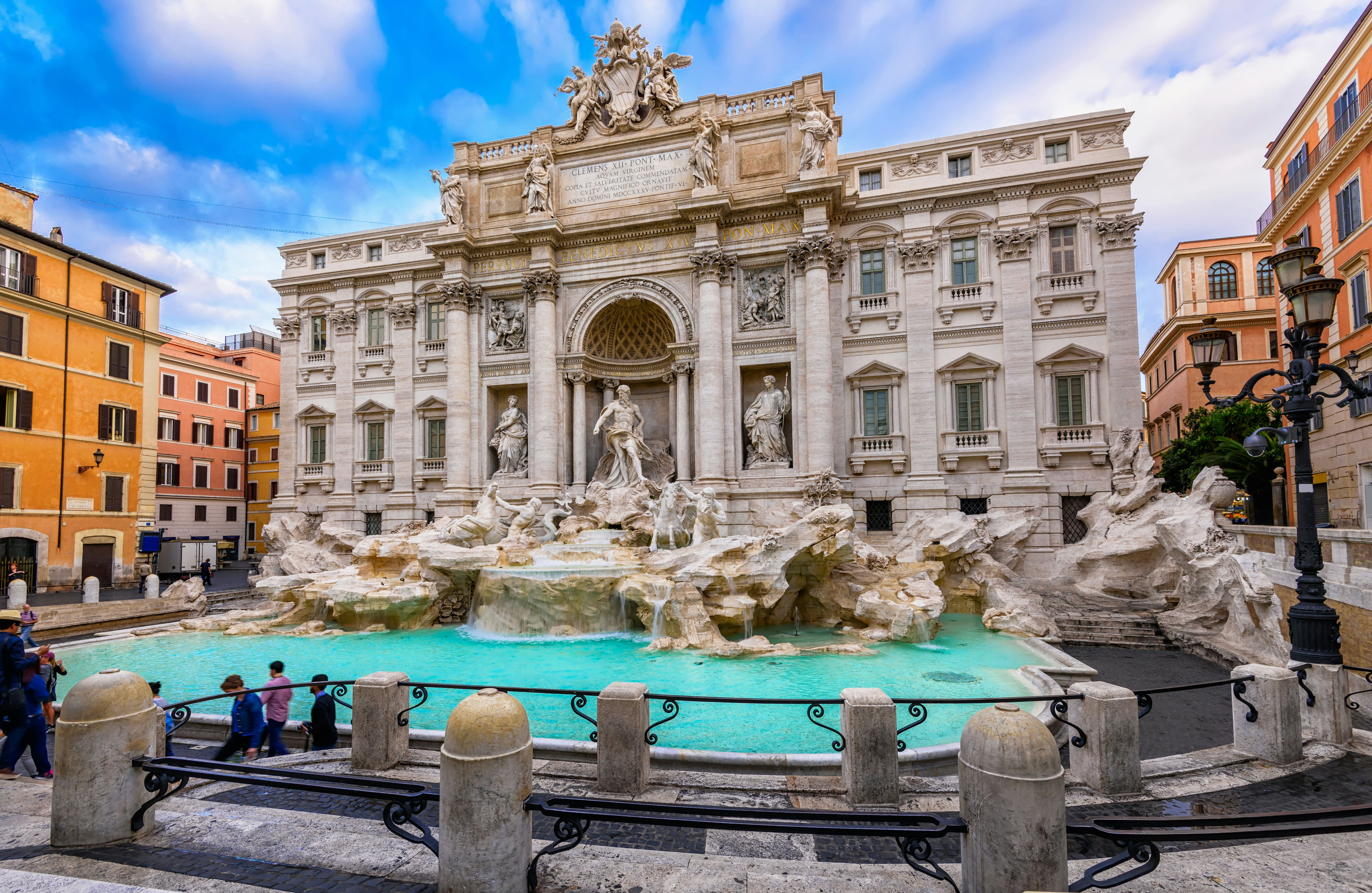 The Trevi Fountain (Fontana di Trevi) in Rome