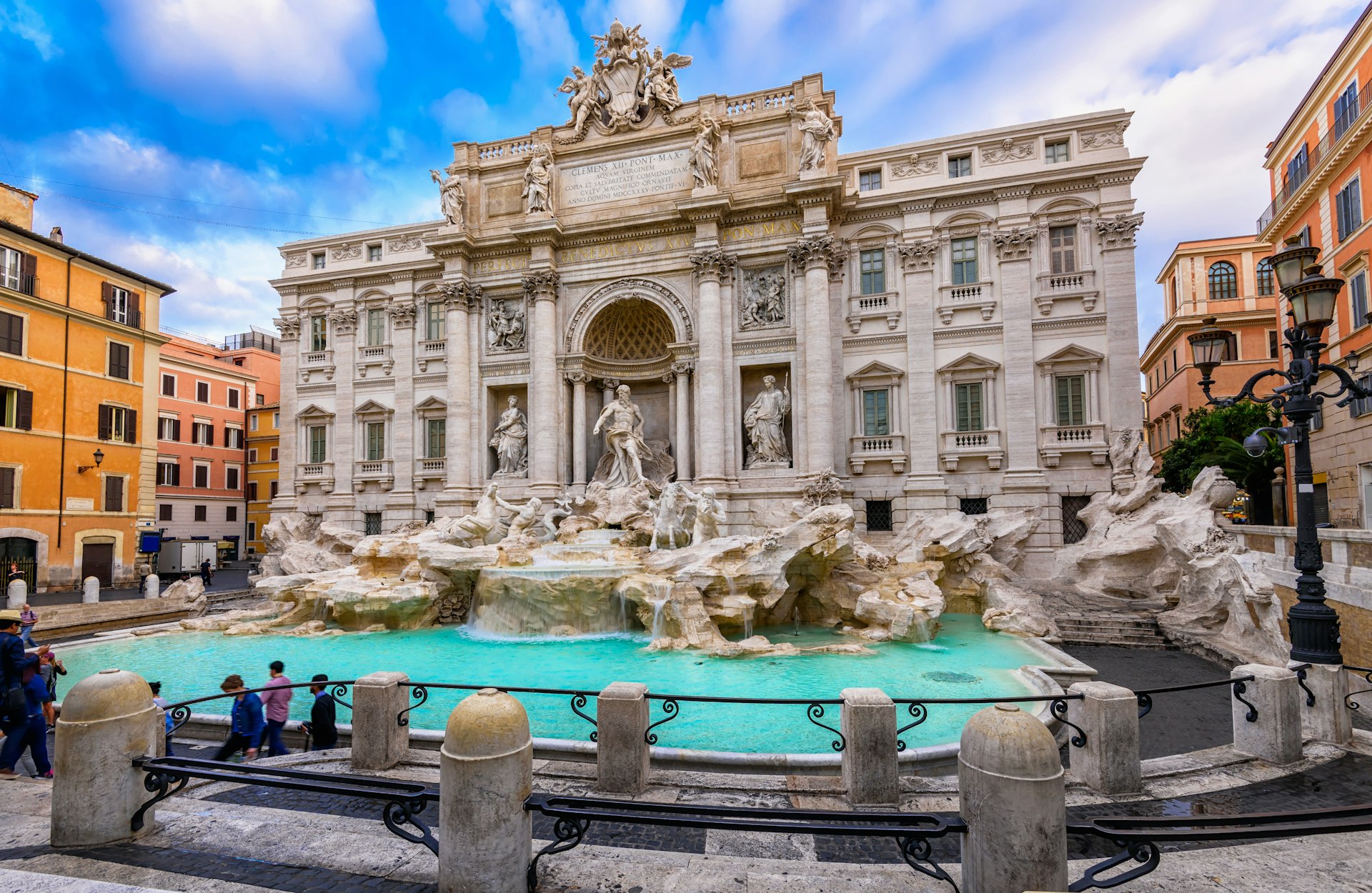 The Trevi Fountain in Rome