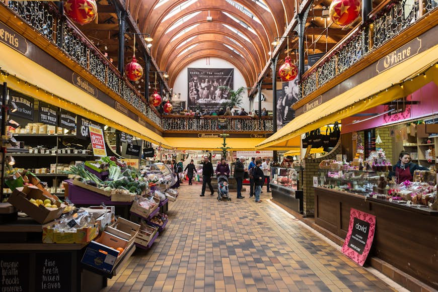 English market in Cork City.