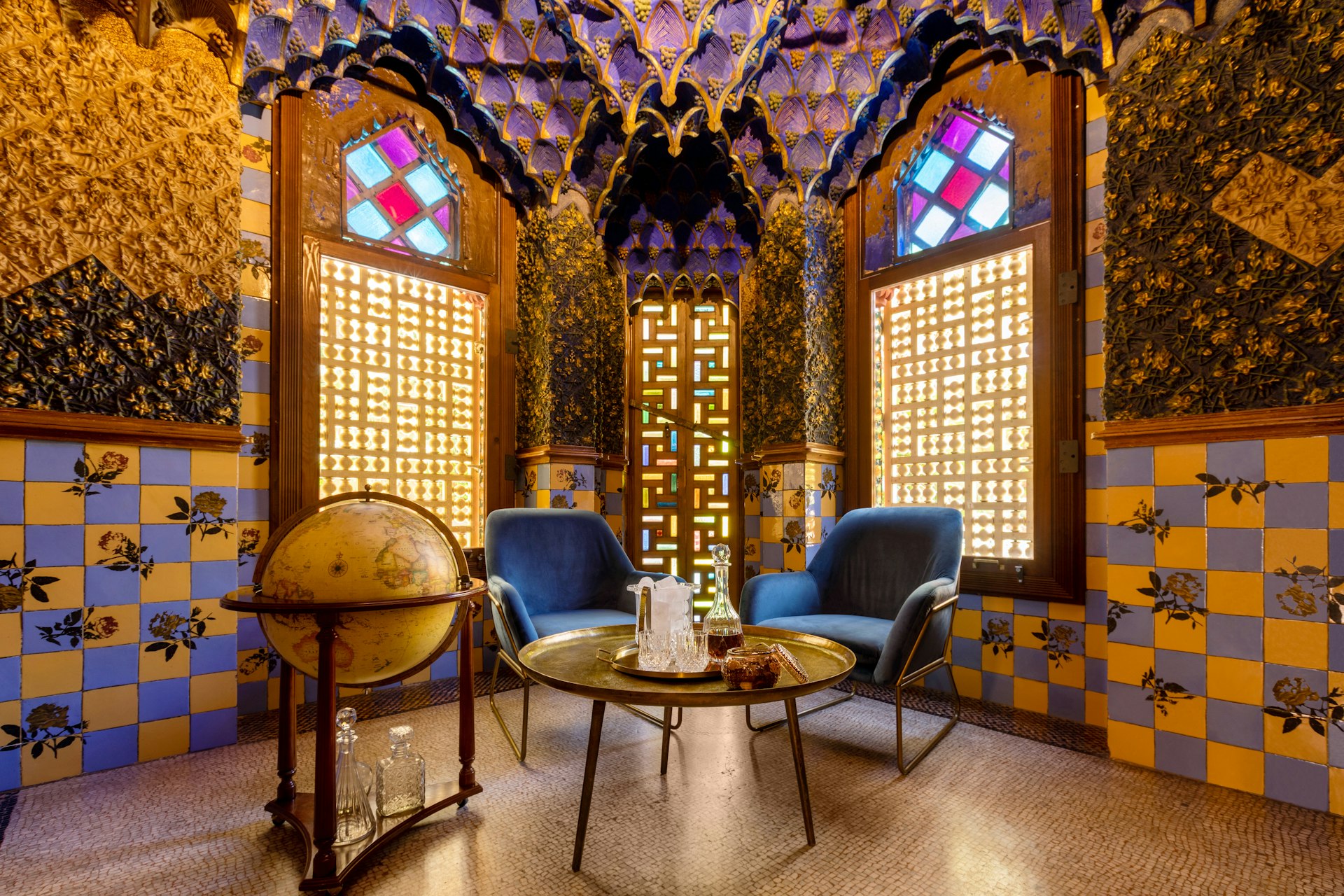 The smoking room of Casa Vicens