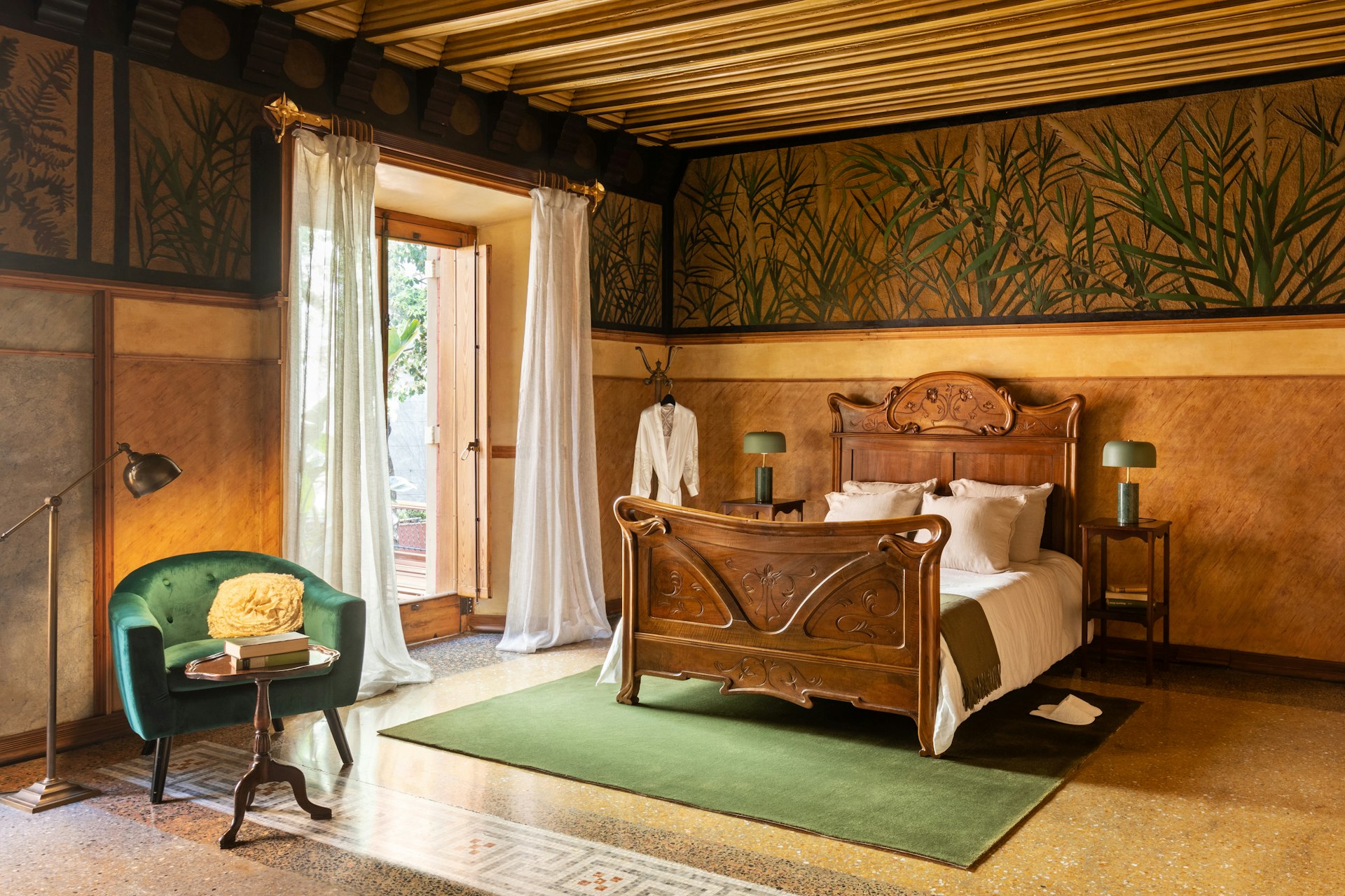 The bedroom of Casa Vicens