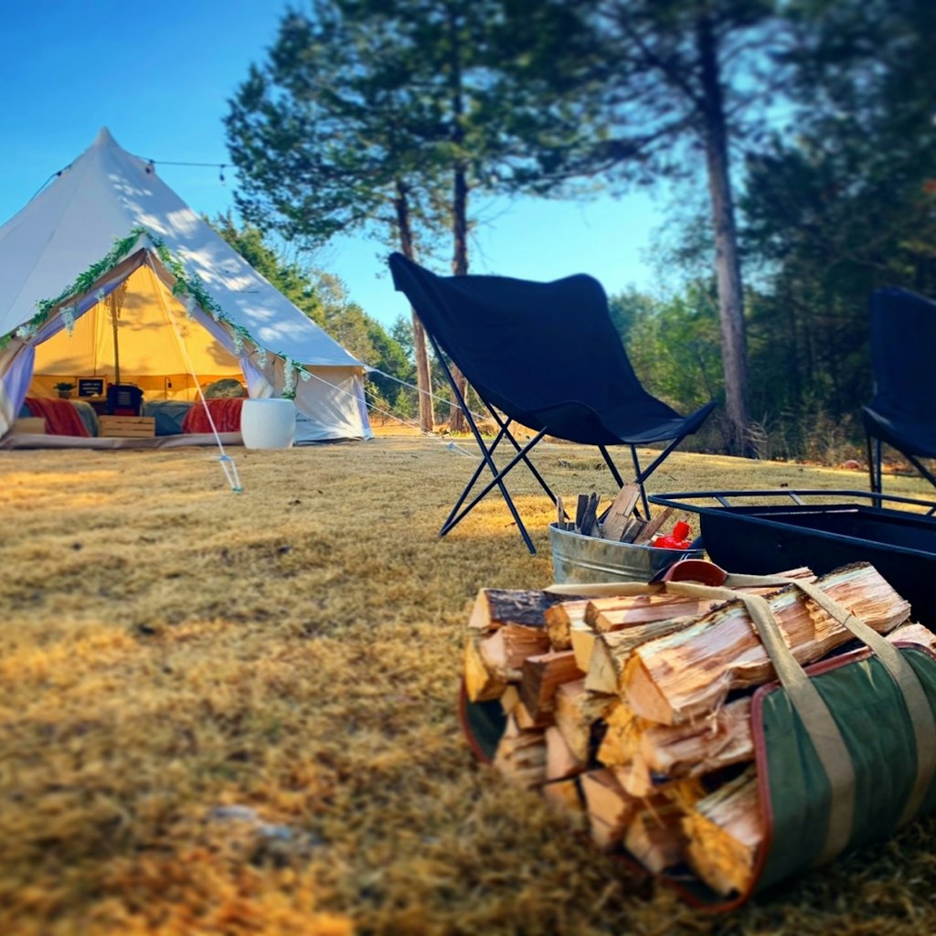 Ozark Glamping Co will set up its luxury tents for you near its base at Mountain Home