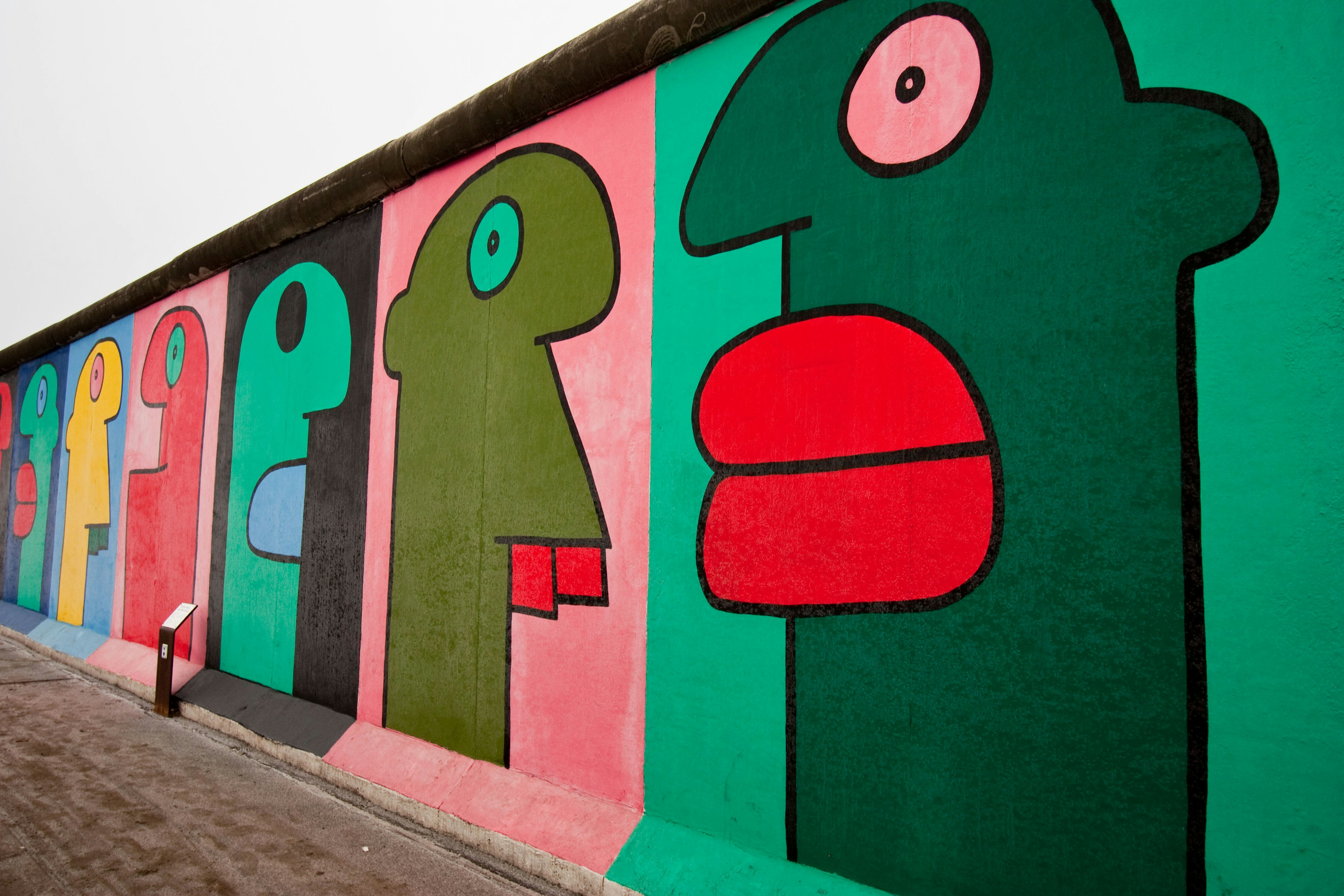 Art at Museum Mile, Berlin Wall.