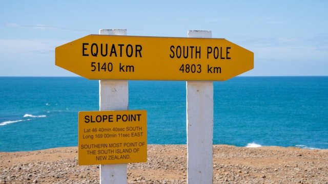 New Zealand Slope Point