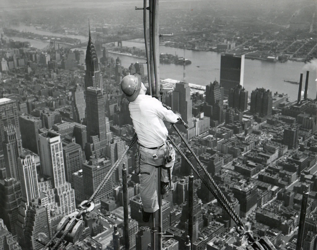 Television Antenna On Empire State Television Antenna On Empire State