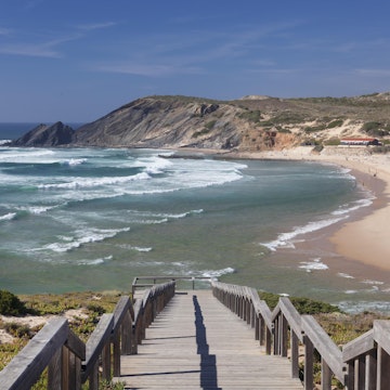 Praia da Amoreira Beach, Aljezur, Costa Vicentina, West Coast, Algarve, Portugal