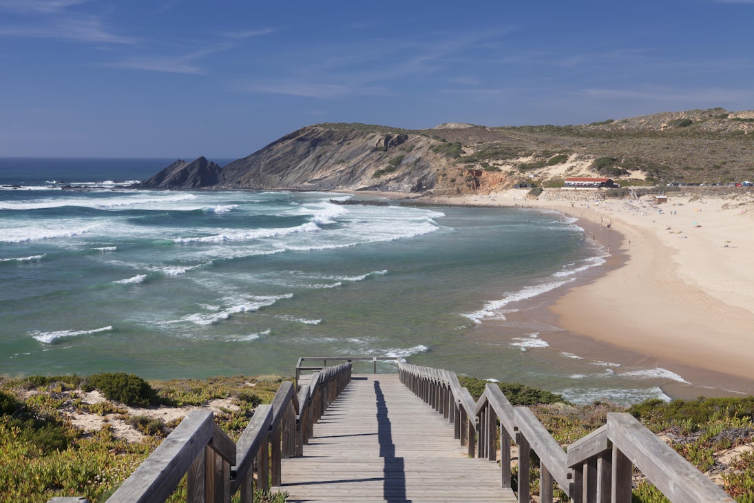 Praia da Amoreira Beach, Aljezur, Costa Vicentina, West Coast, Algarve, Portugal