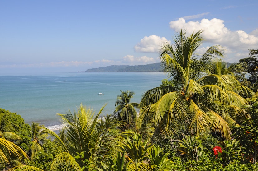 Pacific Ocean at Drake Bay, Costa Rica.