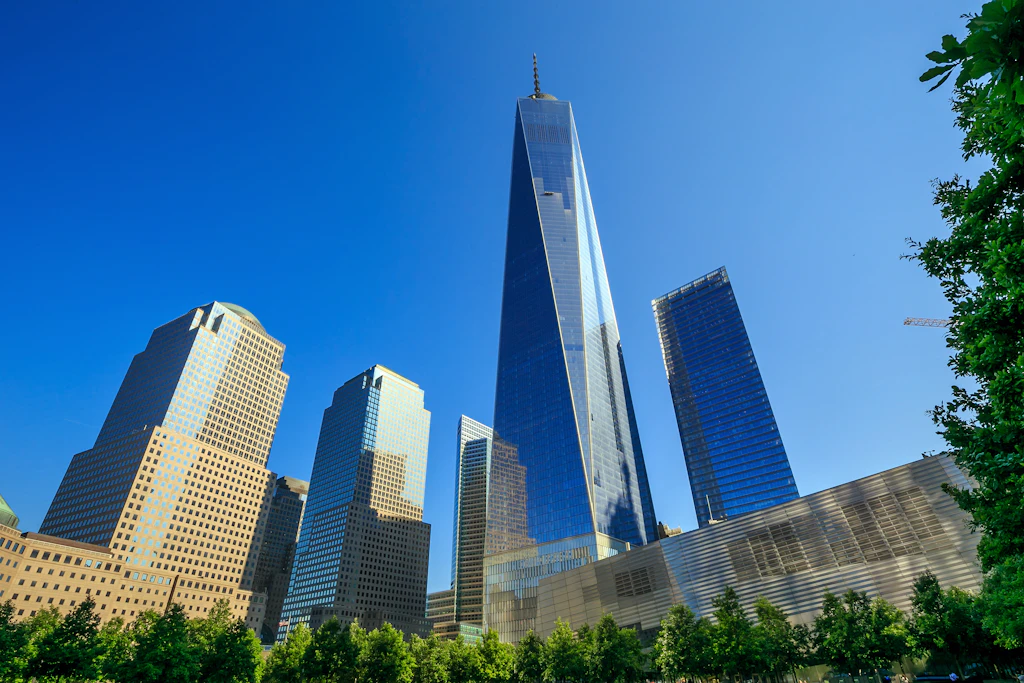 The One World Observatory atop the One World Trade Center