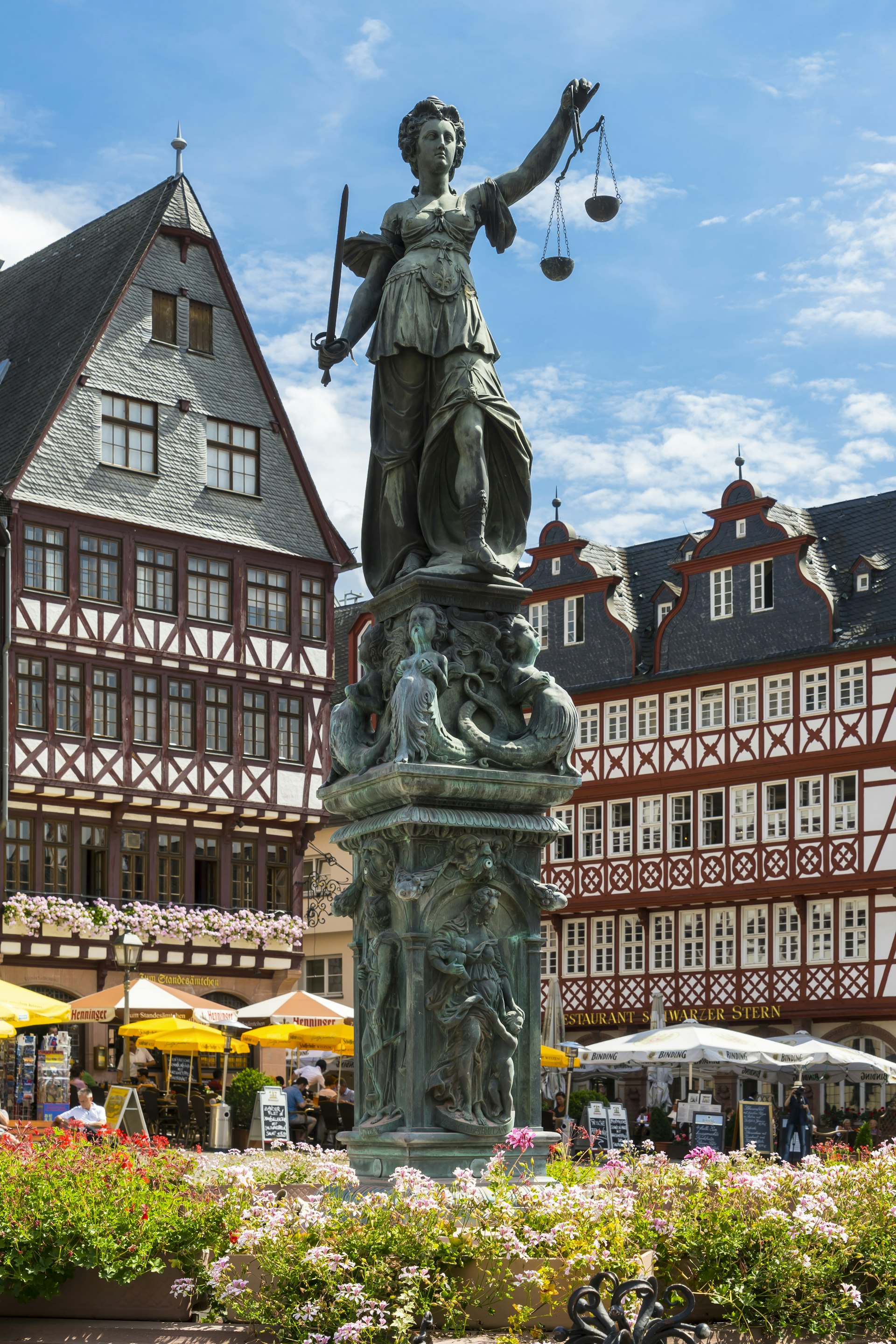 Fountain of Justice in Frankfurt, Germany