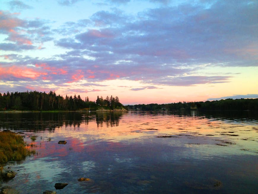 Sunset at Deer Isle, Maine