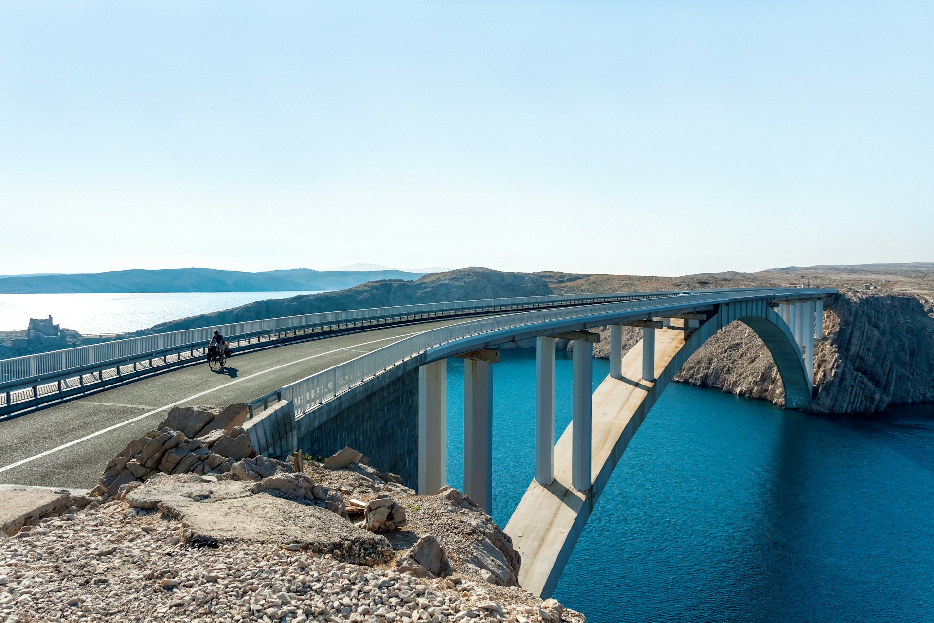 Pag bridge in Croatia 