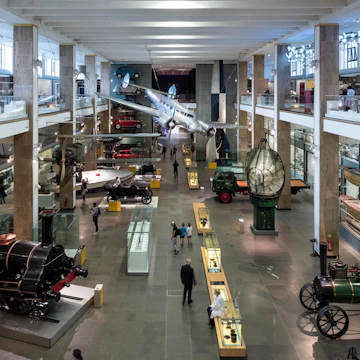 Images of families enjoying the museum on the first day of opening, abiding by social distancing/Covid-19 regulations. General shots for external Comms which show people enjoying our museum safely. Making of The Modern World Gallery, Science Museum, London, August 2020.