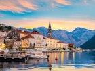 Historic city of Perast in the Bay of Kotor in summer at sunset; Shutterstock ID 1498592696; your: Ben N Buckner; gl: 65050; netsuite: CS; full: Montenegro