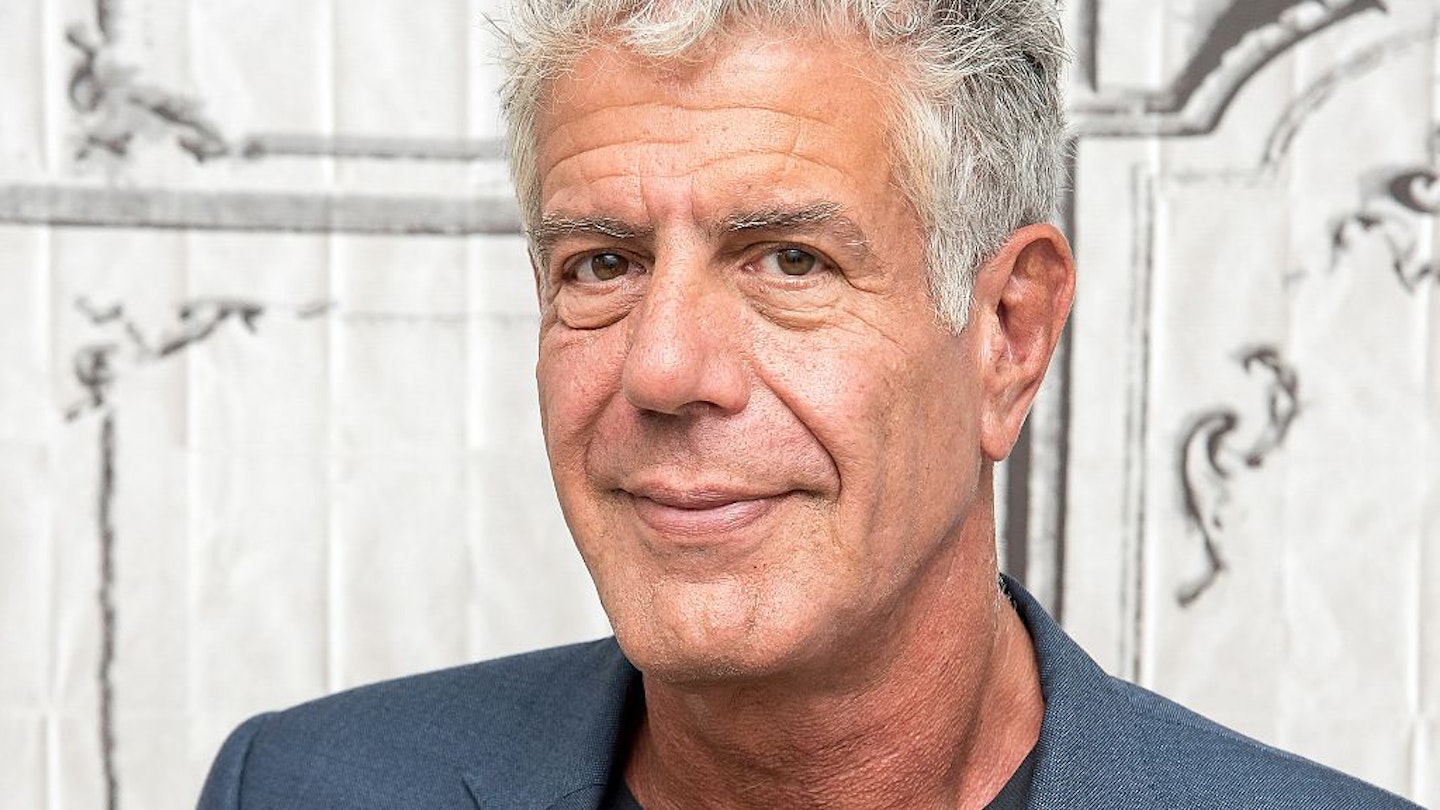 NEW YORK, NY - NOVEMBER 02:  Anthony Bourdain visits the Build Series to discuss "Raw Craft" at AOL HQ on November 2, 2016 in New York City.  (Photo by Mike Pont/WireImage)