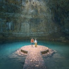 Cenote Suytun at Valladolid, Yucatan - Mexico
