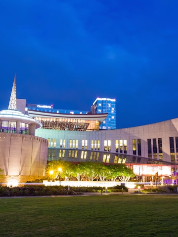 Country Music Hall of Fame and Museum August 1, 2014 in Nashville, TN. It opened in 1961 and preserves the evolving history and traditions of country music.