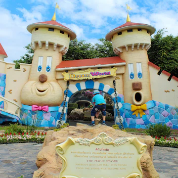 BANGKOK, THAILAND - December 13, 2014: Dream World amusement park.