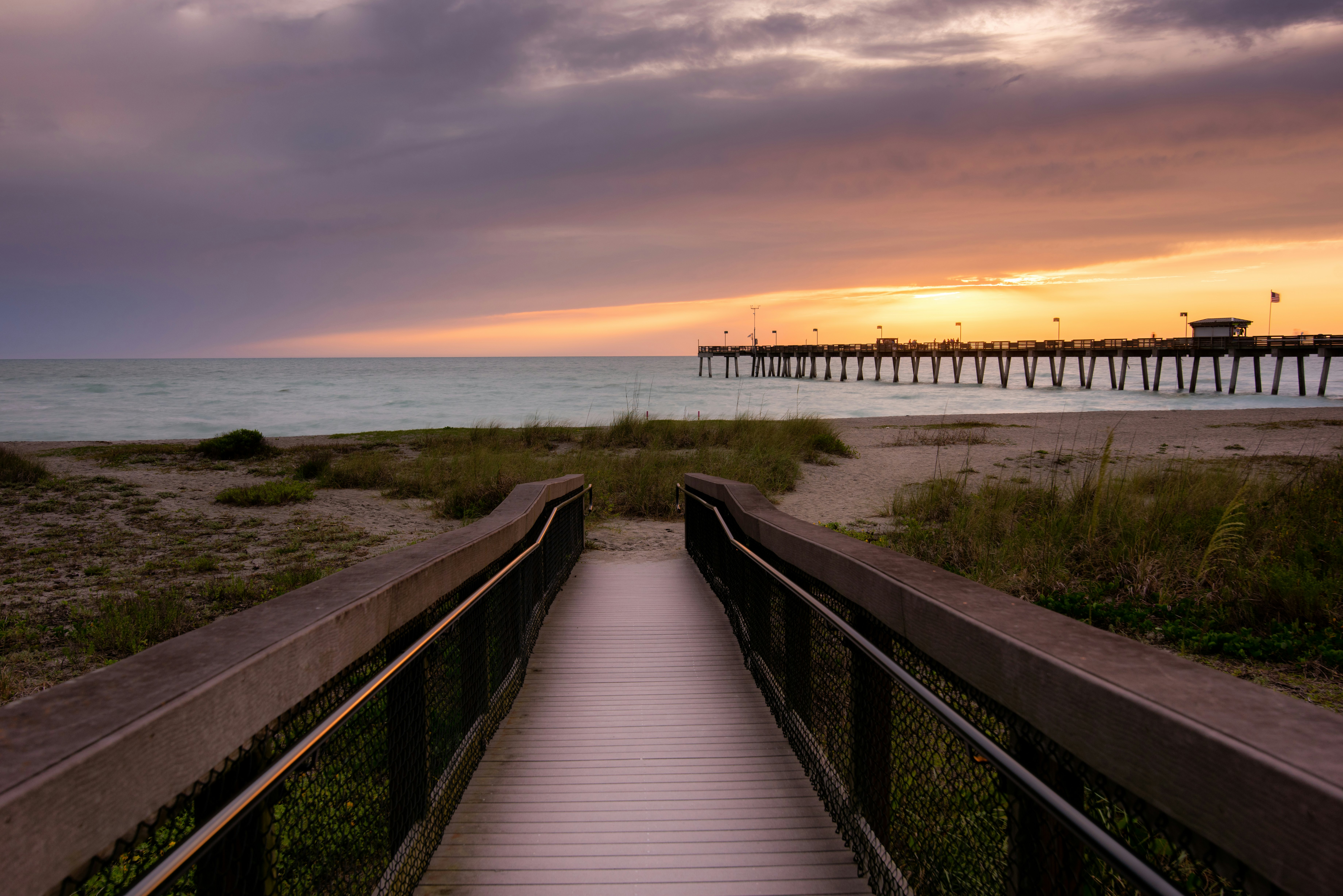 Nice sunset at Venice beach FL.; Shutterstock ID 1572707140; your: Claire Naylor; gl: 65050; netsuite: Online Editorial; full: Florida POI