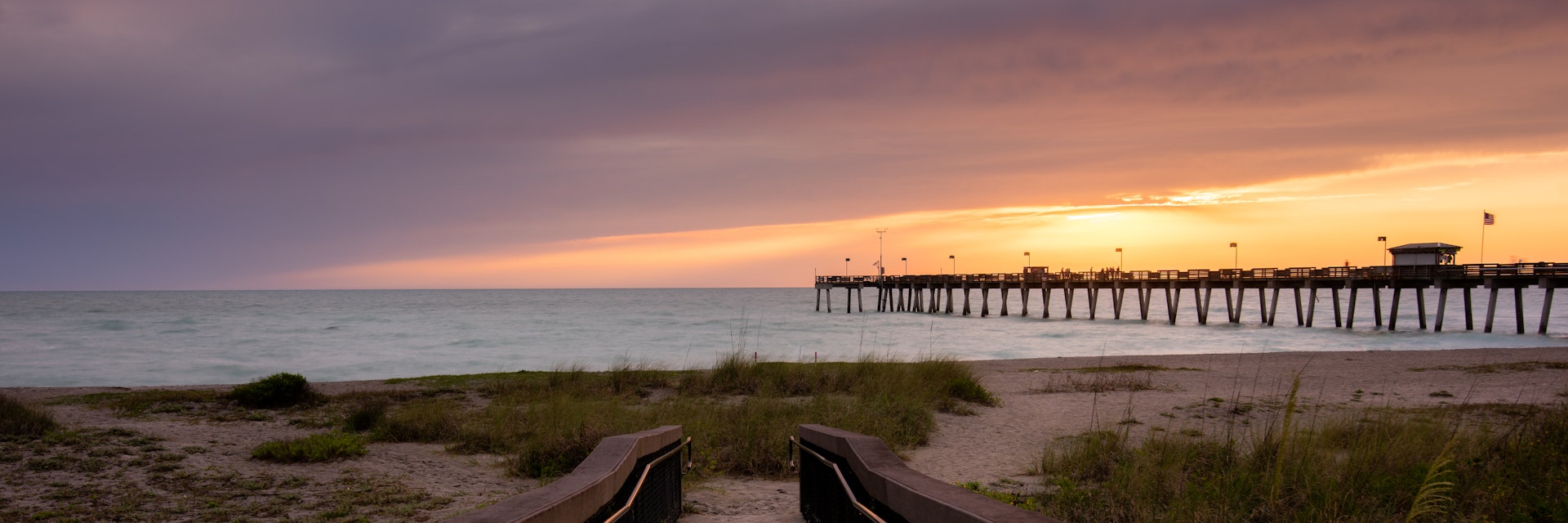 Nice sunset at Venice beach FL.; Shutterstock ID 1572707140; your: Claire Naylor; gl: 65050; netsuite: Online Editorial; full: Florida POI