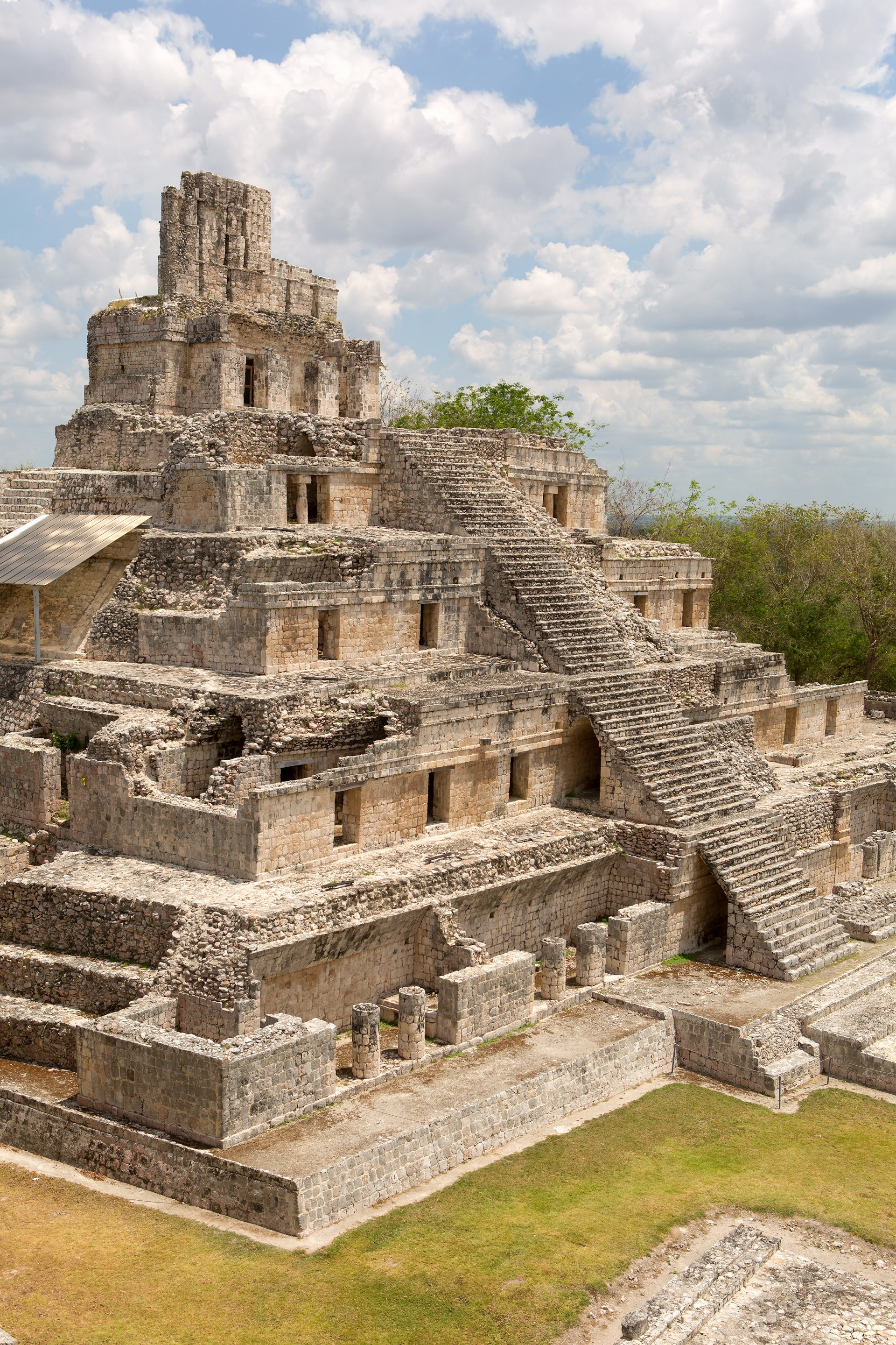 Five-level pyramid at Edzna, Mexico