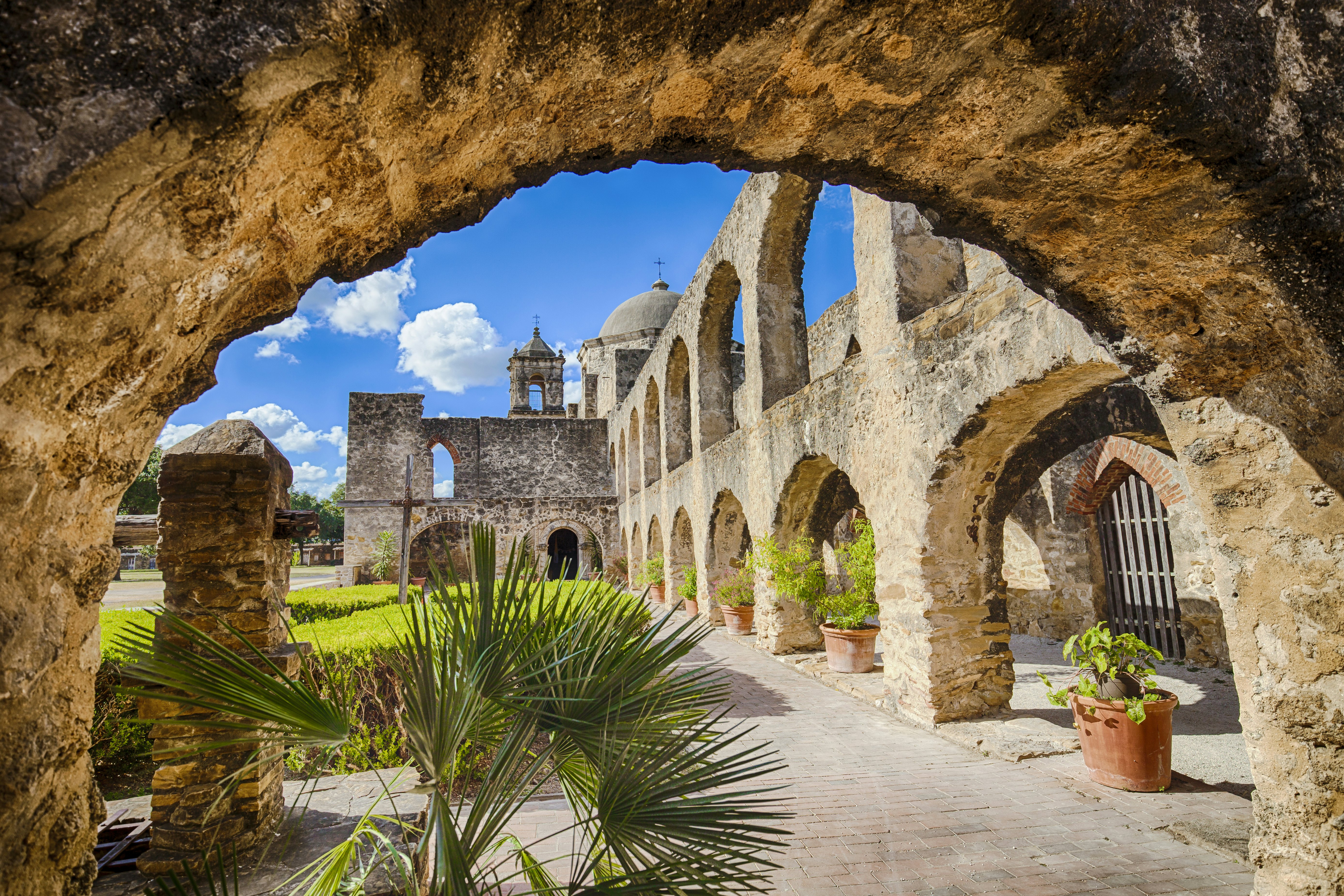 The Mission San Jose, San Antonio, Texas.
