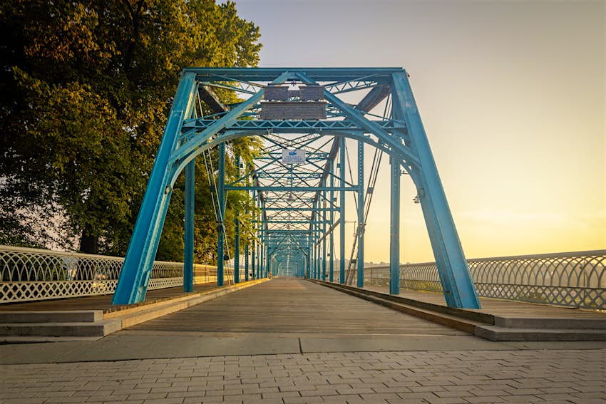 Walnut Street walking bridge, Chattanooga, TN