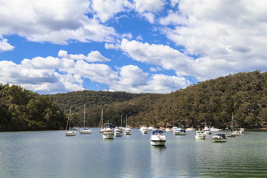 Ku-ring-gai National Park Sydney Apple Tree Bay boats Ku-ring-gai National Park Sydney