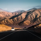 The Panamerican Highway, Antofagasta, Chile.