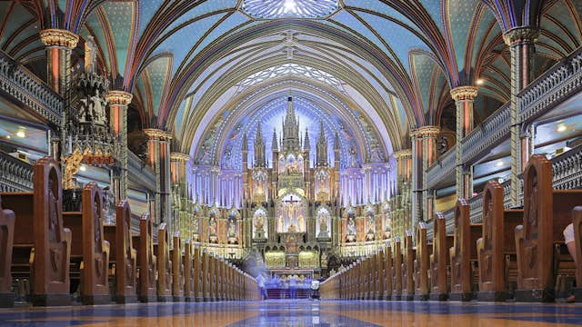 Notre Dame Basilica (Montreal, Canada).