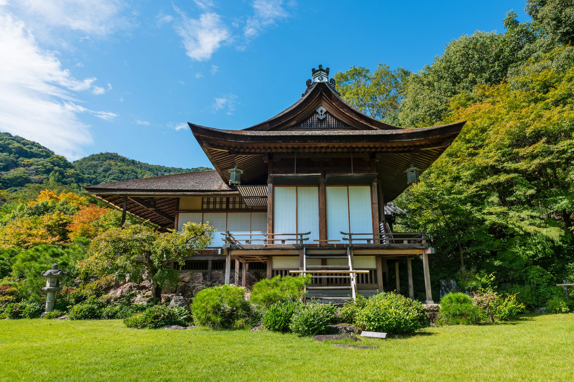The mountain villa of Ōkōchi Sansō