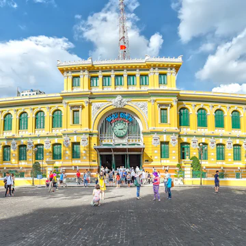 Architecture outside Saigon Central Post Office