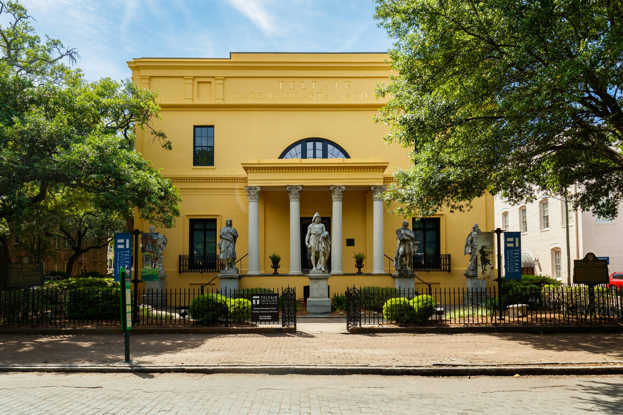 The popular Telfair museum in the historic district.