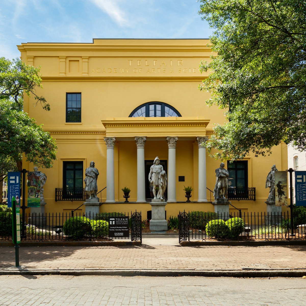 The popular Telfair museum in the historic district.