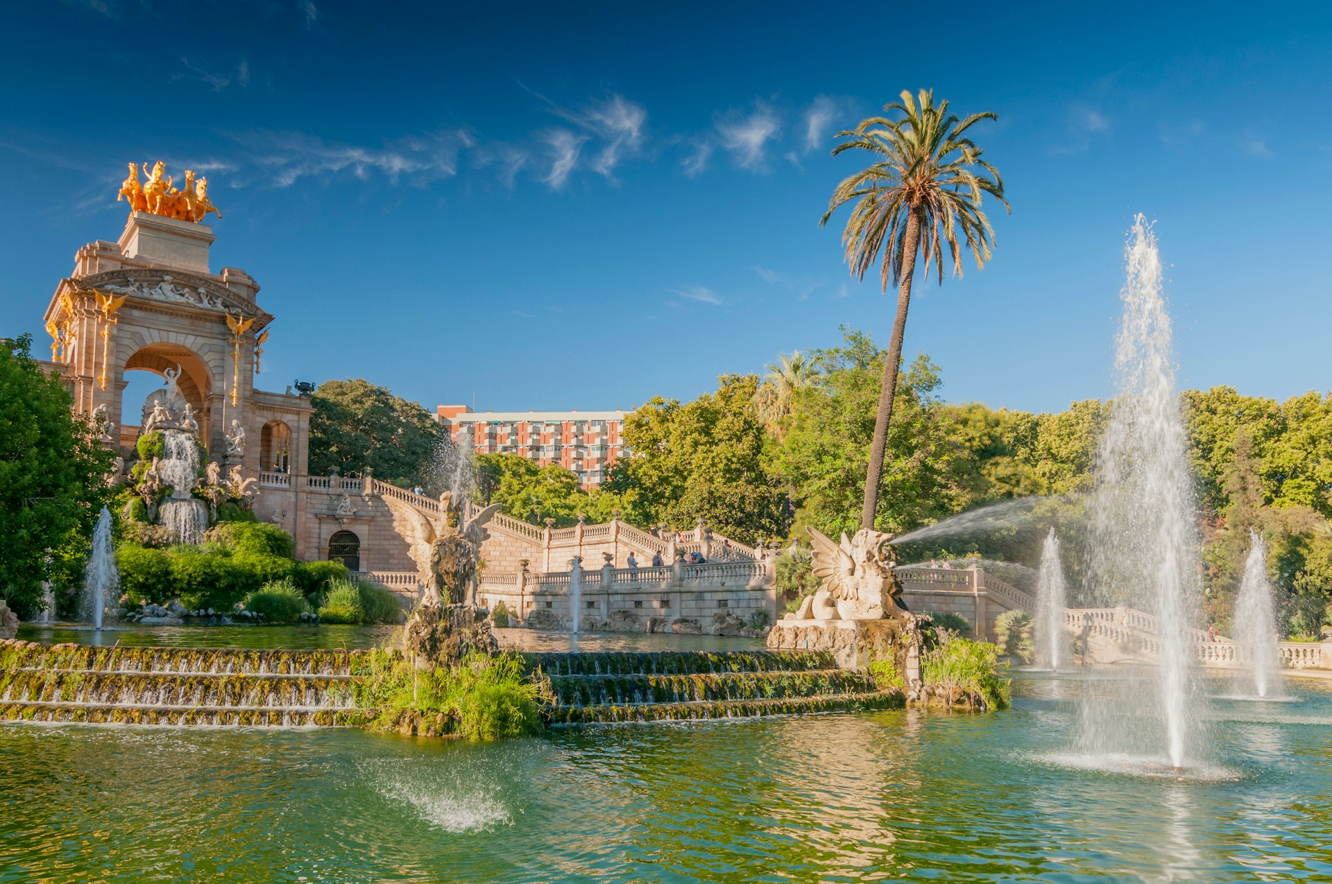 Fountains at Parc de la Ciutadella 