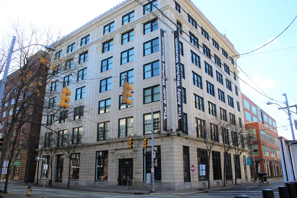 Exterior of the Andy Warhol Museum in Pittsburgh