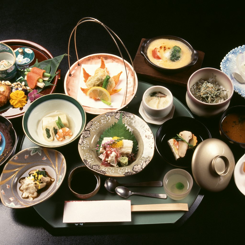 An Image of Kaiseki Dish