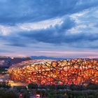 BEIJING -August24 Beijing Olympic Stadium (Bird's Nest ), the 2008 Olympic games.August 24,2015in Beijing, China